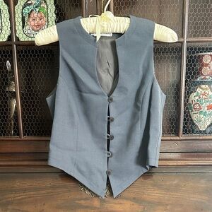 Giorgio Armani Charcoal Vest